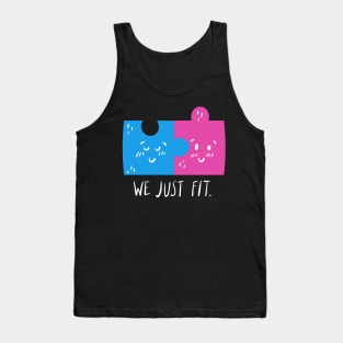 We Just Fit (Puzzle). Tank Top